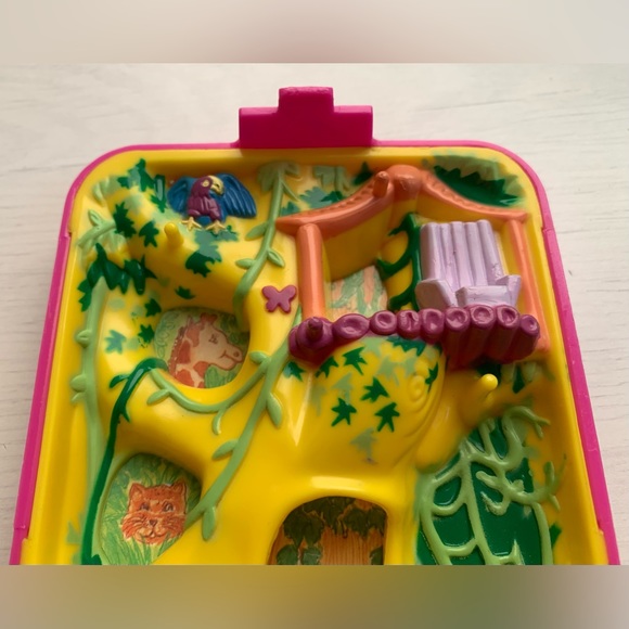Polly Pocket Wild Zoo World Vintage 1989 Bluebird COMPACT Only No Figures - Picture 6 of 13